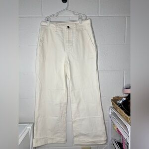 Jenni Kayne women’s Plain Jean High rise cuffed wide leg size 2